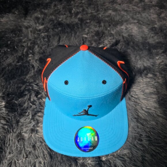 Jordan Melo M10 Snapback Hat Carmelo Anthony Rare Jumpman Flat Brim - Picture 2 of 8